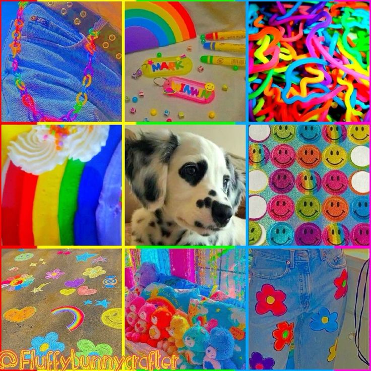 F2U Rainbow core moodboard